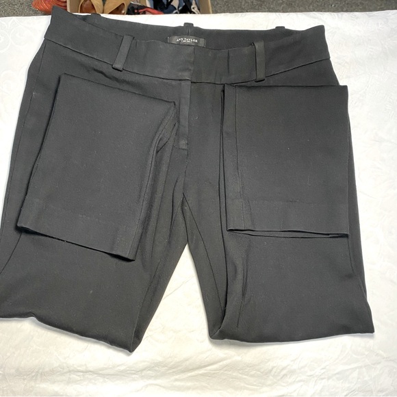 Ann Taylor Heavyweight Stretchy Straight Skinny Leg Dress Pants Trousers 6 - Picture 1 of 11